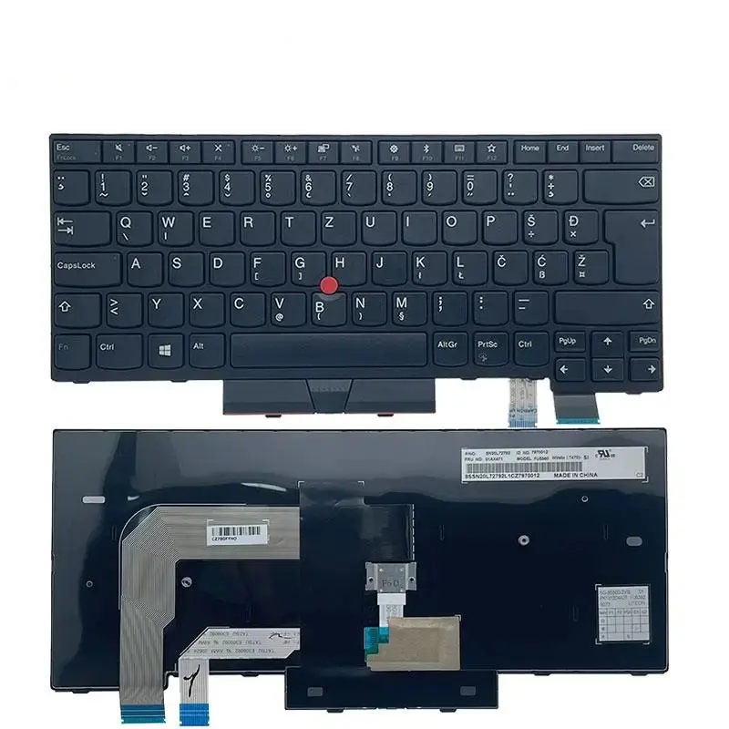 Lenovo ThinkPad T470 T480 Latin Spanish Keyboard 3 Lenovo ThinkPad T470 T480 Latin Spanish Keyboard - Image 3