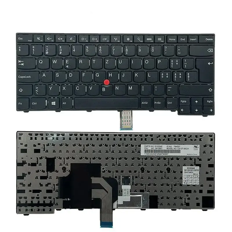 CH Swiss Keyboard for Lenovo T460/T450 4 CH Swiss Keyboard for Lenovo T460/T450 - Image 4