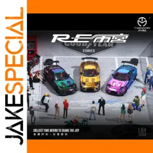 Time Micro 1:64 Mazda RX-7 Rain Palace Model