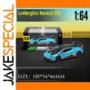 Lamborghini Huracán STO 1:64 Scale Model Blue