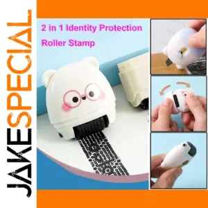 Privacy Protection Roller Stamp for Sensitive Documents