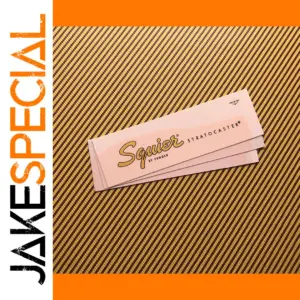 Squier Stratocaster Headstock Decals Set of 3
