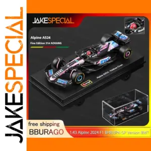 Bburago 1:43 Alpine F1 Bahrain & Japanese GP Model