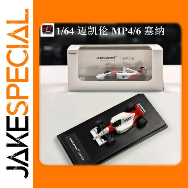 Lcd 1:64 McLaren F1 Mp4/6 Micro Car Model