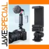 Camera Hot Shoe Phone Holder with Tripod Adapter