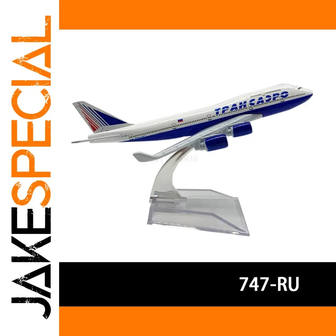 Boeing 747 Transaero Diecast Model Plane 1 Boeing 747 Transaero Diecast Model Plane