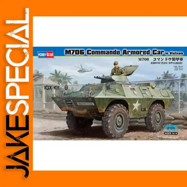 1/35 Scale US M706 Commando Armored Car Model Kit