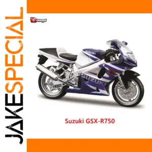 Bburago 1:18 Suzuki GSX-R750 Motorcycle Model