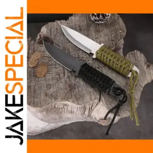 Stainless Steel Camping Knife with 8-Inch Blade