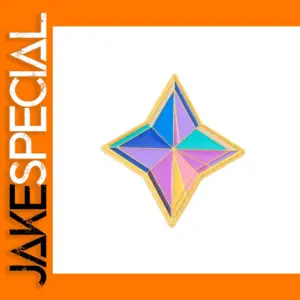 Quadrilateral Enamel Pin for Backpack or Lapel
