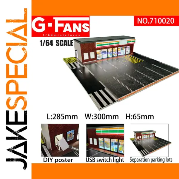 GFans 1/64 Scale Convenience Store Model