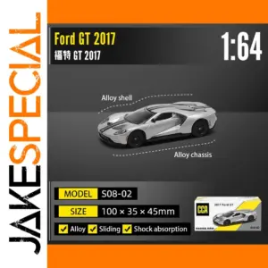 1:64 Scale 2017 Ford GT Diecast Model Car