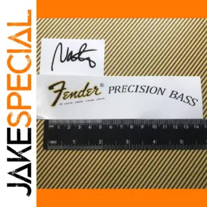 3Pcs Fender Precision Bass Headstock Decals Set
