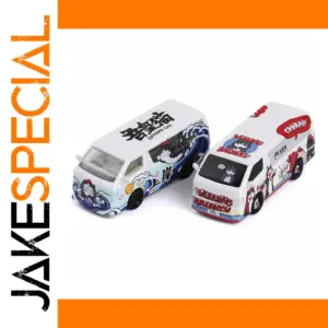 1/64 Scale Alloy 2010 Hiace MPV Model Van