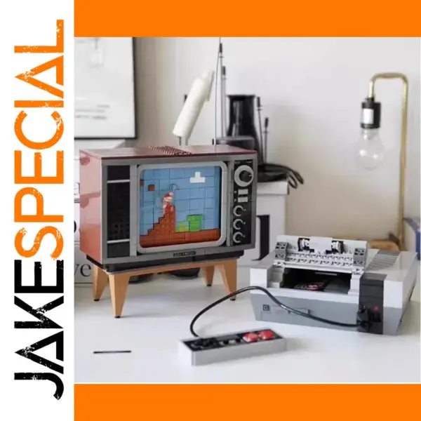 Super NES TV Game Console Building Blocks Set