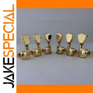 Gold Guitar Tuners Set 1:21 for Electric Guitars