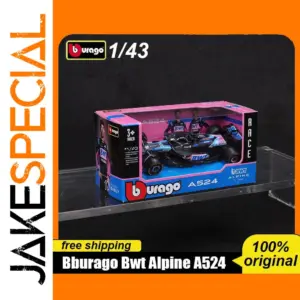 2024 Bburago Bwt Alpine A524 1:43 F1 Car Model
