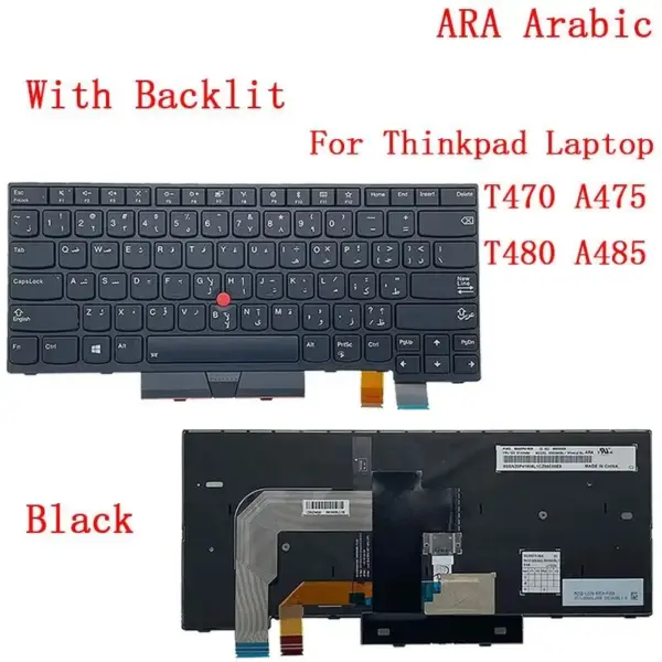 Backlit Keyboard for Lenovo Thinkpad T470 T480 - Image 13