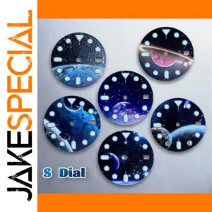 S Logo 28.5mm Starry Sky Dial for NH35/NH36