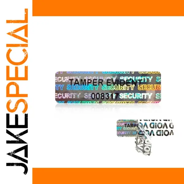 Holographic Tamper Proof Security Stickers 300pcs