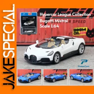 Postercars 1/64 Bugatti Mistral Diecast Model