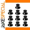 10 Black Suction Cup Holders Set