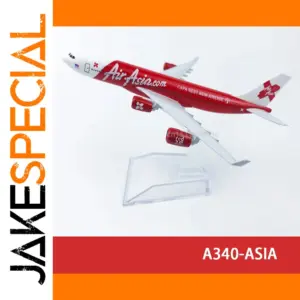 AirAsia A340 Diecast Model Airplane 15CM
