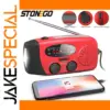 STONEGO Emergency Multi-Function Radio with Solar and Power Bank