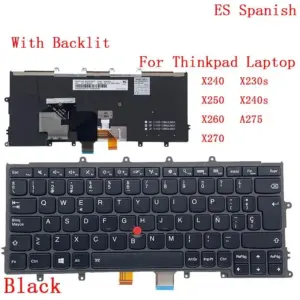 Latin Spanish Backlit Keyboard for Lenovo ThinkPad X270 18 69e790b4 no logo