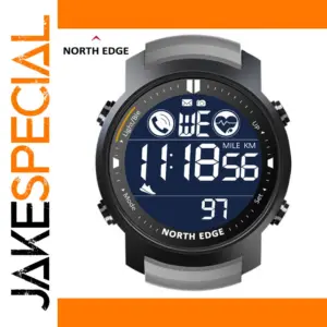 NORTH EDGE Digital Sports Smartwatch Black