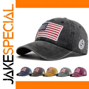 USA Flag Men's Baseball Cap Model B-USA-GQ