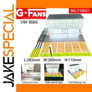 G-Fans 1/64 Scale Garage Model with Lights