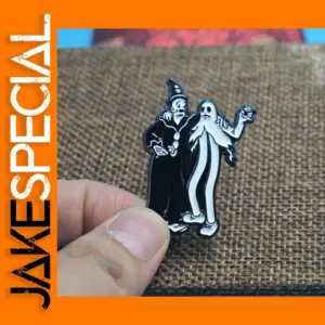 Dark Joker and Ghost Enamel Pins Set