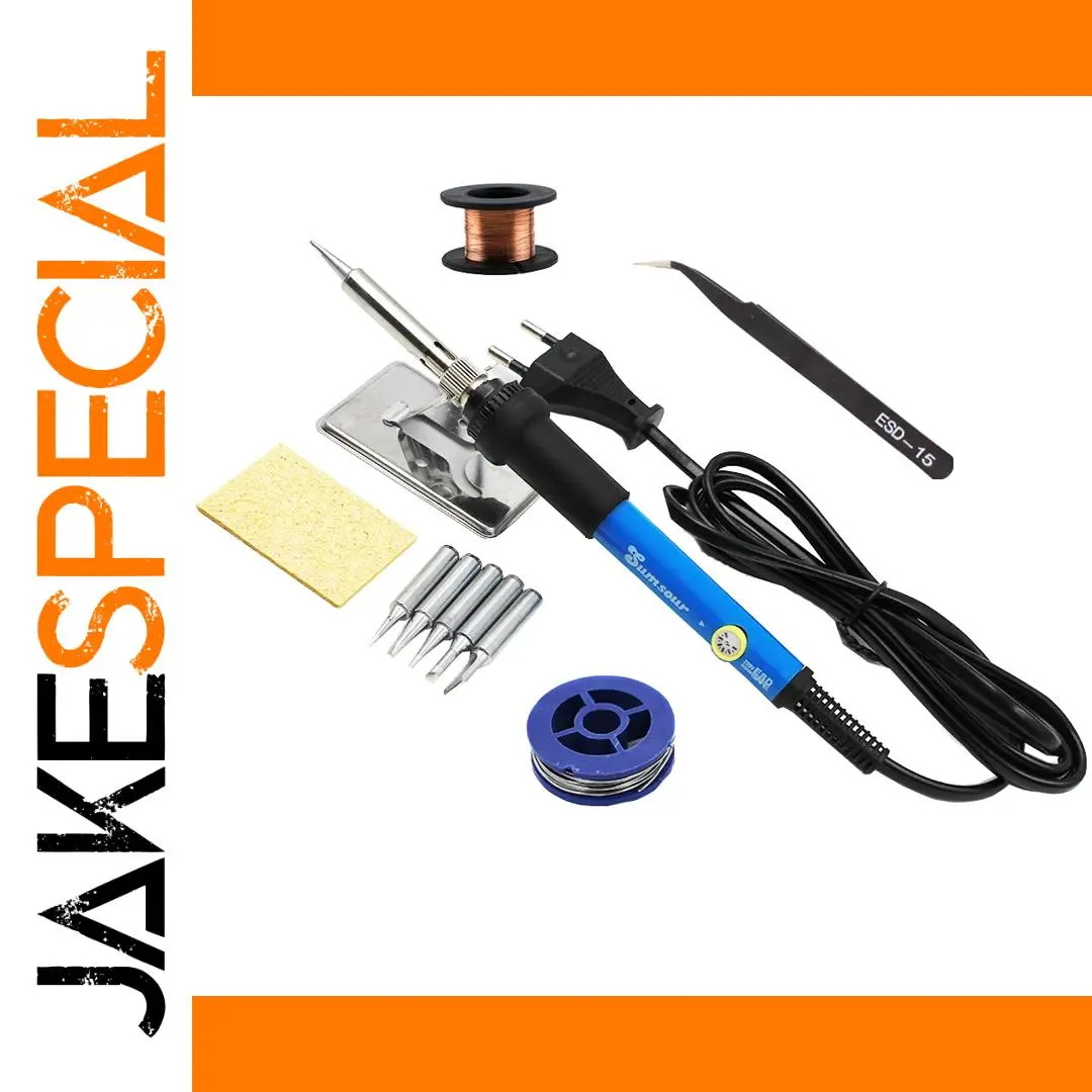 Adjustable 60W Soldering Iron with Tips 1 Adjustable 60W Soldering Iron with Tips