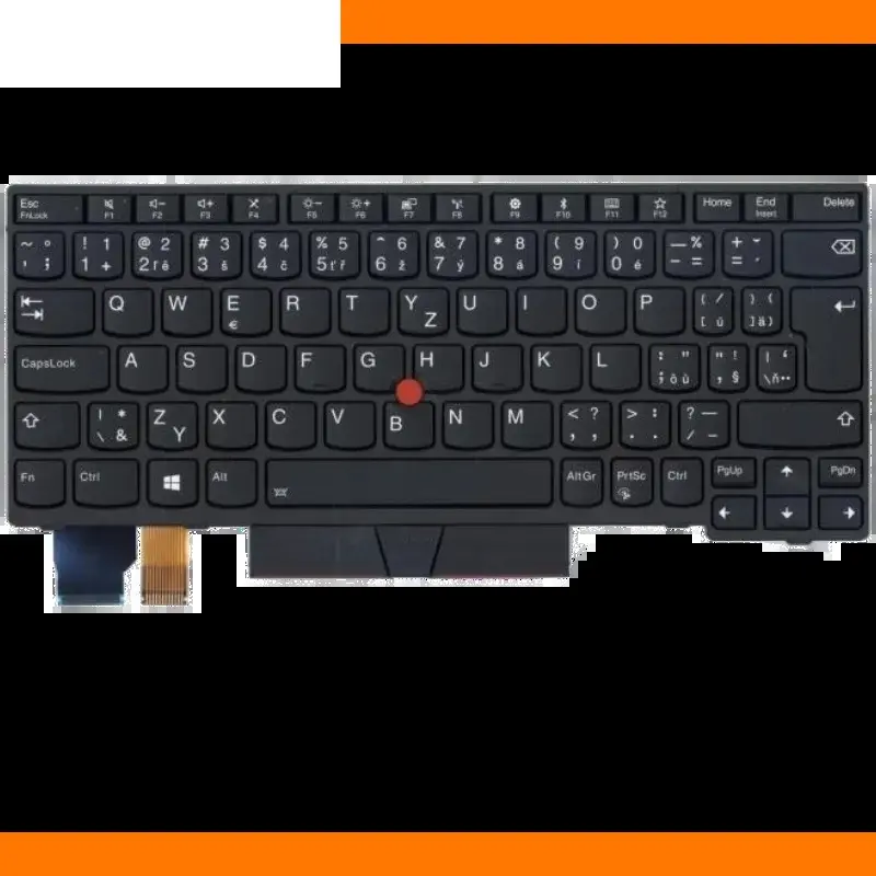 Black Backlit Keyboard for Lenovo ThinkPad L13 Yoga 5 Black Backlit Keyboard for Lenovo ThinkPad L13 Yoga - Image 5