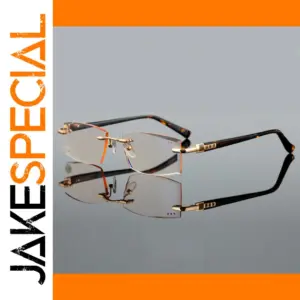 QIFENG Rimless Reading Glasses Model QF291