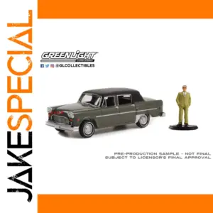 Die-Cast Vintage Car Model with Figurine
