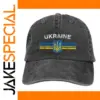 Ukrainian Flag Sun Visor Hip Hop Cap