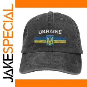 Ukrainian Flag Sun Visor Hip Hop Cap