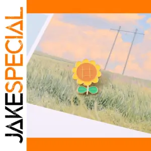 Cute Sunflower Enamel Brooch for Women