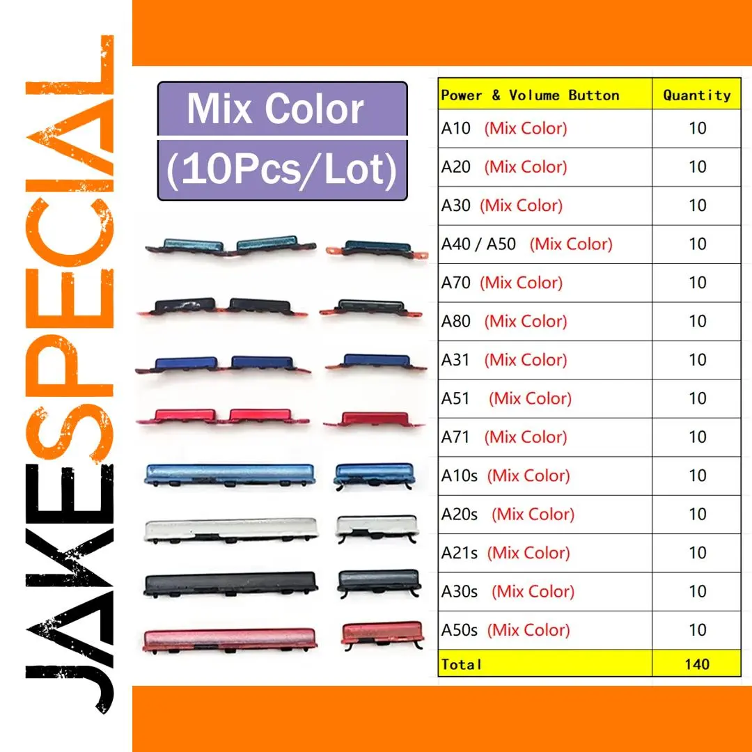 10Pack Volume Power Buttons for Samsung Models 1 10Pack Volume Power Buttons for Samsung Models