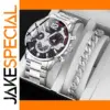 Men's Luxury Quartz Watch Big Dial Design
