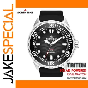 NORTH EDGE TRITON Solar Dive Watch for Men