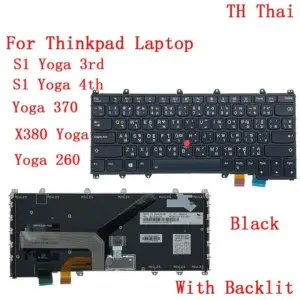 Backlit Keyboard for Lenovo ThinkPad Yoga 370 24 6efc7003 no logo