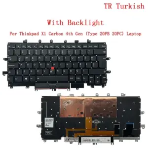 Lenovo Thinkpad X1 Carbon 4th Gen Keyboard 21 6f50a4eb no logo
