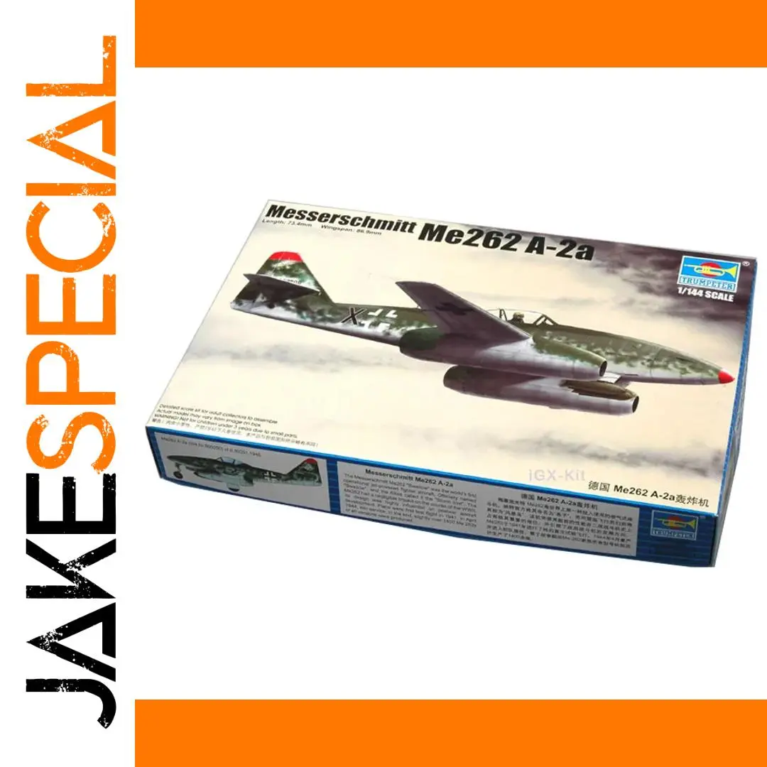 1/144 German Me262 A-2a Bomber Aircraft Model Kit 1 1/144 German Me262 A-2a Bomber Aircraft Model Kit