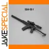 9A-91 Model Firearm Display with Silencer