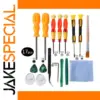 Vibrant Yellow 17-in-1 Electronic Repair Kit