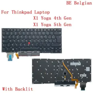 Backlit Spanish Keyboard for Lenovo ThinkPad X1 Yoga 31 7099d9f4 no logo