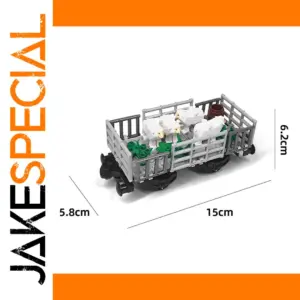 Animal Transport Train Building Blocks Set